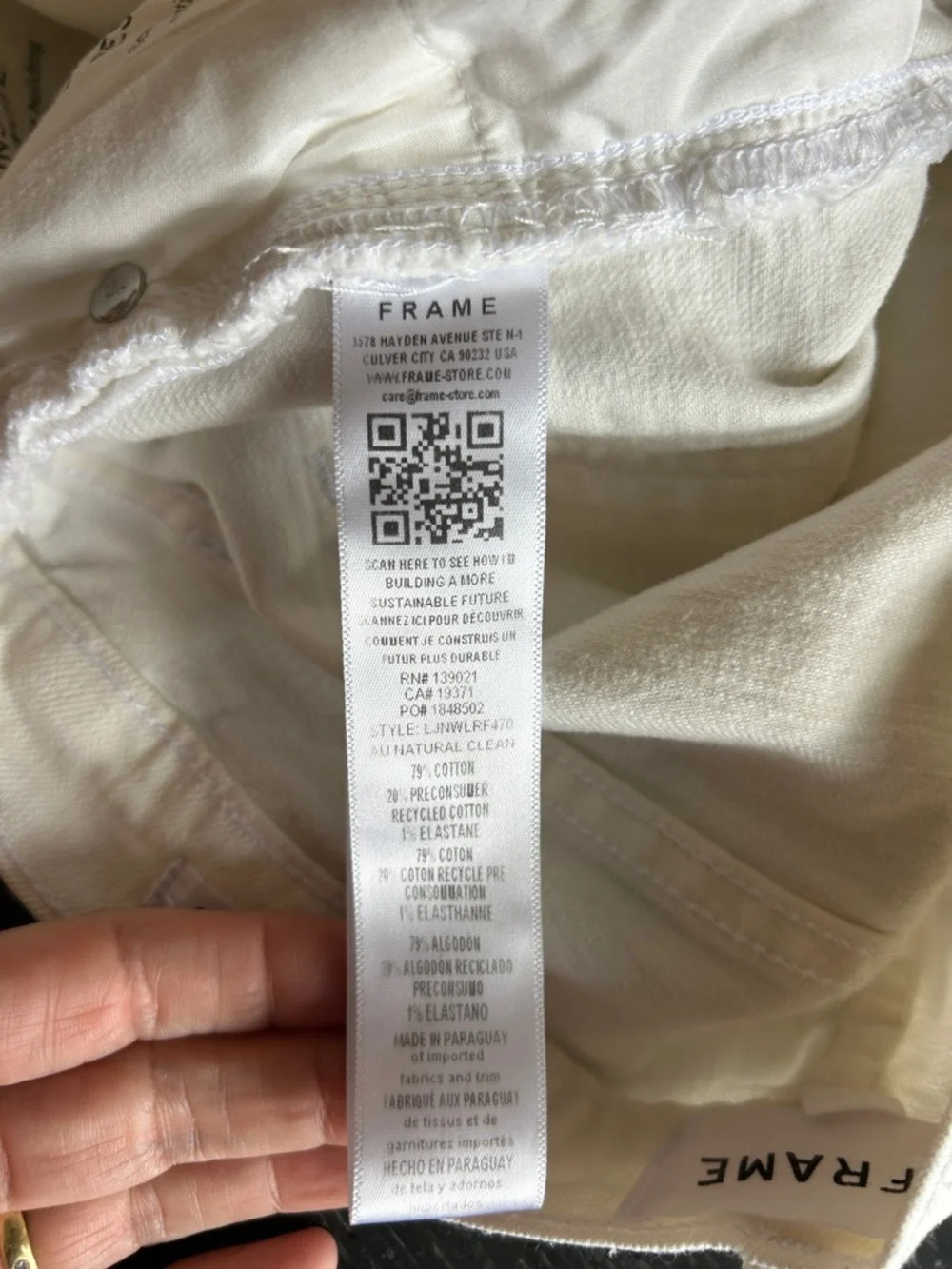 FRAME Denim 'Le Jane' Jeans Au Naturel - Picture 9 of 11